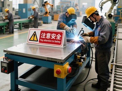 What are the precautions to take when using a 3D flexible welding platform?